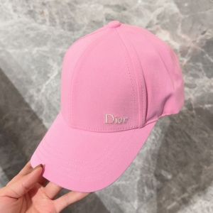 Dior Baseball Cap Dior Oblique Motif Cotton Pink