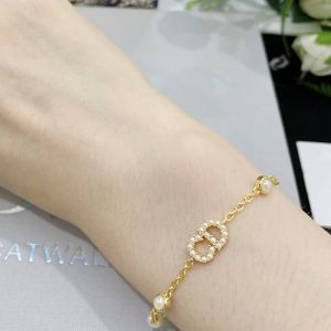 Dior Clair D Lune Bracelet Metal and Pearls Gold
