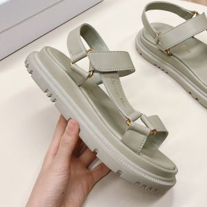 Dior D-Wave Sandals Women Calfskin Grey
