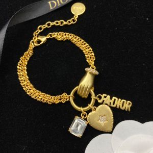 Dior J'ADIOR Bracelet Metal, White Resin Pearl And White Crystals Gold