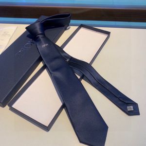 Dior Tie DIOR Icon Motif Silk Navy Blue