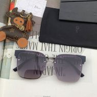 Dior CD5773 Shaded Square Sunglasses In Purple