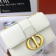 Dior Micro 30 Montaigne Bag Box Calfskin White
