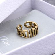 Dior Open Chain Evolution Ring Metal Gold