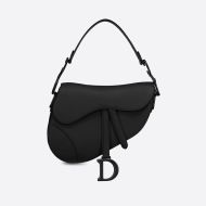 Dior Saddle Bag Ultramatte Calfskin Black