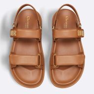 DiorAct Sandals Women Calfskin Brown