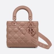 Lady Dior My ABCDior Bag Ultramatte Cannage Calfskin Apricot
