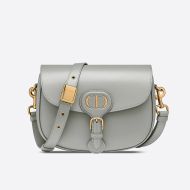 Medium Dior Bobby Bag Box Calfskin Grey